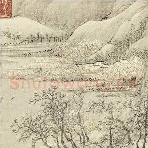 清王翚仿宋元山水 册 仿王维江村夜雪图|6幅|66.07 MB|高清下载