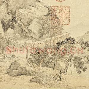 清王翚仿诸家山水 册 仿徐贲山水|4幅|45.53 MB|高清下载