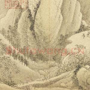 清王翚仿诸家山水 册 仿王维雪图|4幅|46.17 MB|高清下载