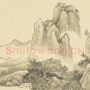 清王翚图绘 册 仿燕文贵秋山萧寺图|4幅|37.89 MB|高清下载