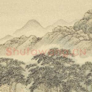 清王翚图绘 册 松路入仙山图|4幅|38.5 MB|高清下载