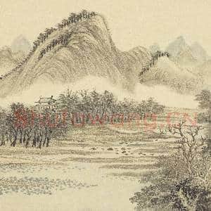 清王翚图绘 册 山过山青|4幅|38.28 MB|高清下载