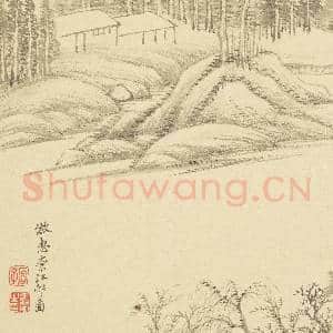 清王翚图绘 册 仿惠崇江邨图|4幅|37.97 MB|高清下载