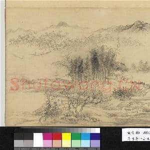 清恽寿平山水 册 水村渔乐|2幅|19.93 MB|高清下载