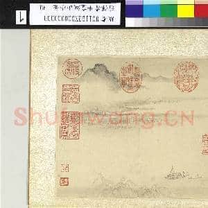 清恽寿平画湖山小景 册 阳湖晚渡|3幅|31.43 MB|高清下载