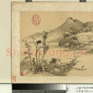 清瀞睿仿宋元人山水 册 孤舟垂钓|1幅|11.37 MB|高清下载