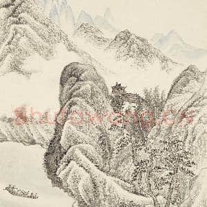 清吴历橅宋元人山水 册 仿关仝山水|4幅|40.06 MB|高清下载