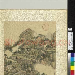 清王原祁画山水 册 仿子久笔意|1幅|12.04 MB|高清下载