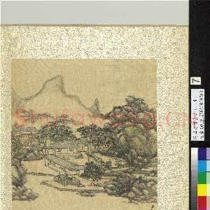清王原祁画山水 册 山园林居|1幅|12.03 MB|高清下载