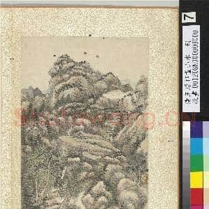 清王原祁画山水 册 瀑水二迭|1幅|14.96 MB|高清下载