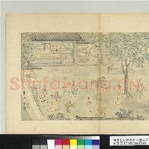清萧云从临马和之陈风图 册 东门之枌|1幅|12.75 MB|高清下载
