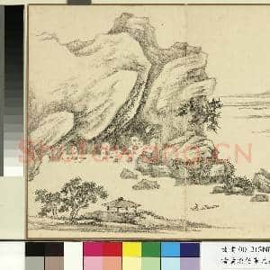 清黄鼎仿宋元山水 册 扁舟钓客|1幅|10.5 MB|高清下载