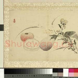 清陈书写生 册 蔬果蓝菊|1幅|10.04 MB|高清下载
