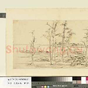 清方士庶画山水 册 云山孤寺|1幅|7.4 MB|高清下载