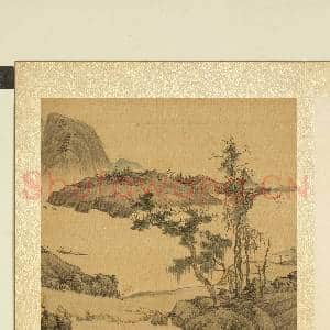 清张雨森画山水上册 册 江波静思|1幅|9.68 MB|高清下载