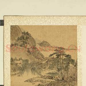 清张雨森画山水上册 册 柳溪独坐|1幅|9.92 MB|高清下载