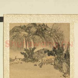 清张雨森画山水上册 册 林屋飞瀑|1幅|9.87 MB|高清下载