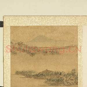 清张雨森画山水下册 册 芦岸茅亭|1幅|9.3 MB|高清下载