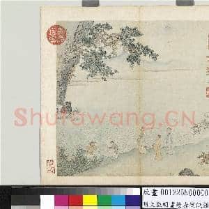 明文征明书后赤壁赋顾大典画 册 顾大典画赤壁图|1幅|10.1 MB|高清下载