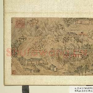 明钱谷张复合画水程图(一)册 小祇园|2幅|21.11 MB|高清下载