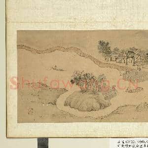明钱谷张复合画水程图(一)册 新闸|1幅|9.45 MB|高清下载