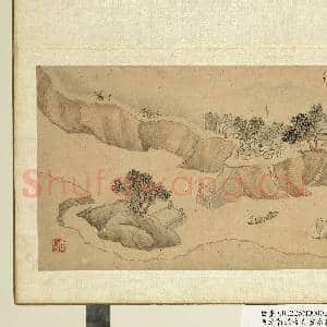 明钱谷张复合画水程图(一)册 奔牛|1幅|9.67 MB|高清下载