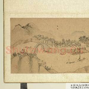明钱谷张复合画水程图(一)册 丹徒镇|1幅|9.39 MB|高清下载