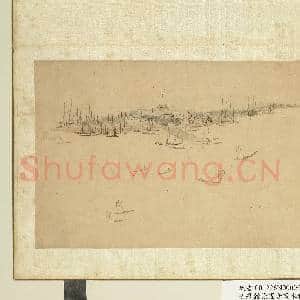 明钱谷张复合画水程图(一)册 瓜洲|1幅|9.14 MB|高清下载