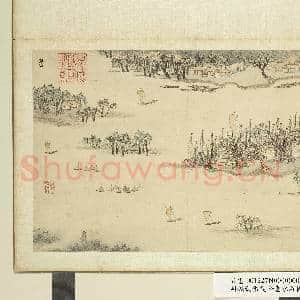 明钱谷张复合画水程图(二)册 邵伯|2幅|18.78 MB|高清下载