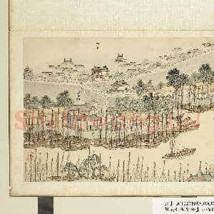 明钱谷张复合画水程图(二)册 淮安漂母祠|1幅|10.17 MB|高清下载