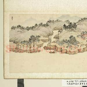 明钱谷张复合画水程图(二)册 直河口|1幅|8.99 MB|高清下载