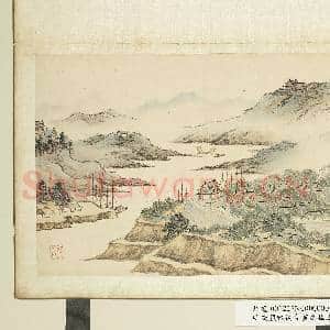 明钱谷张复合画水程图(二)册 邳州|1幅|9.45 MB|高清下载