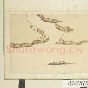明钱谷张复合画水程图(二)册 茶城口|1幅|8.28 MB|高清下载