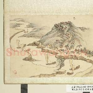 明钱谷张复合画水程图(二)册 境山|1幅|9.33 MB|高清下载