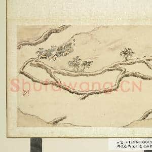 明钱谷张复合画水程图(二)册 夹沟驿|1幅|8.82 MB|高清下载