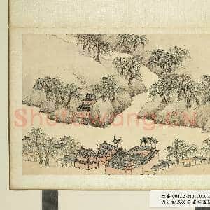 明钱谷张复合画水程图(二)册 南旺|1幅|10.08 MB|高清下载