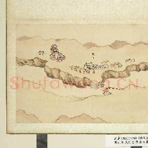 明钱谷张复合画水程图(二)册 安山闸|1幅|8.6 MB|高清下载