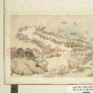 明钱谷张复合画水程图(三)册 临清|1幅|10.09 MB|高清下载