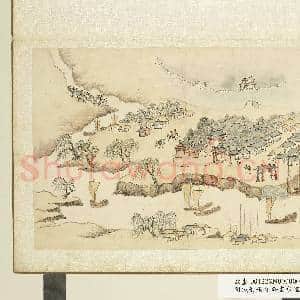 明钱谷张复合画水程图(三)册 武城|1幅|9.63 MB|高清下载