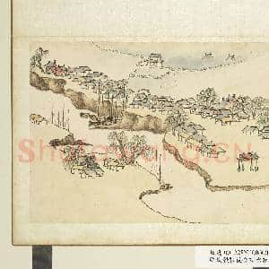 明钱谷张复合画水程图(三)册 德州|1幅|9.31 MB|高清下载