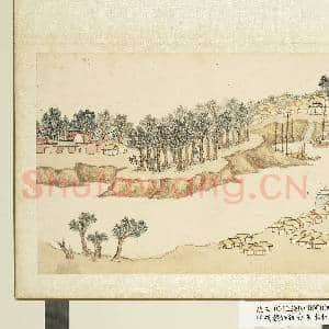 明钱谷张复合画水程图(三)册 新桥驿|1幅|9.43 MB|高清下载