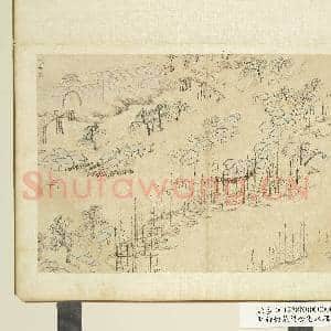明钱谷张复合画水程图(三)册 张家湾|1幅|9.66 MB|高清下载