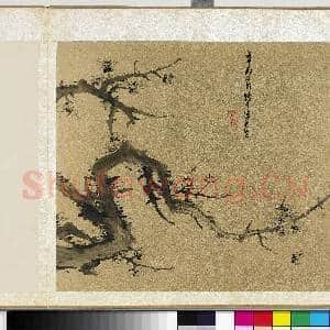 明曹有光孙杕画册 册 画梅花|1幅|11.53 MB|高清下载