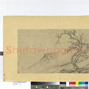 名画荟萃 册 元陈贞素树石|1幅|8.67 MB|高清下载