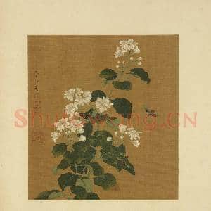 宋元名人花鸟合璧 册 明仇英花卉草虫|1幅|9.28 MB|高清下载