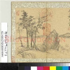 国朝名家书画集玉(下)册 清王翚恽寿平合作山水|1幅|10.68 MB|高清下载