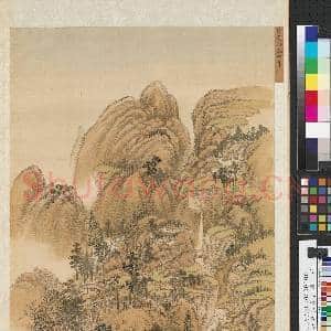 清王翚临唐宋各家山水 册 仿痴翁浮岚暖翠|1幅|10.21 MB|高清下载