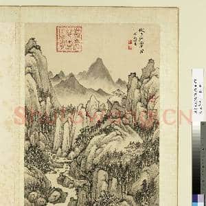 清黄鼎仿古山水 册 仿巨然山寺图|2幅|22.29 MB|高清下载