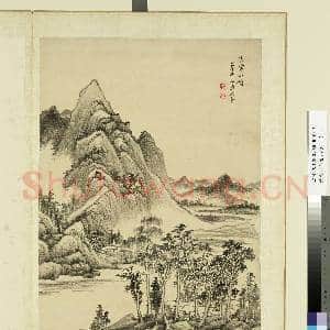 清黄鼎仿古山水 册 良常山馆|1幅|10.89 MB|高清下载
