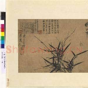 艺林集玉 册 元顾安墨竹|1幅|8.86 MB|高清下载